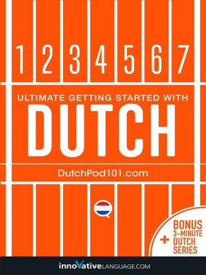 cover image of Ultimate Getting Started with Dutch